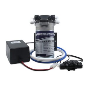 GrowMax Water HIGH FLOW RO BOOSTER PUMP KIT Boosts outlet pressure to 60+psi, improving production and quality of RO product water.