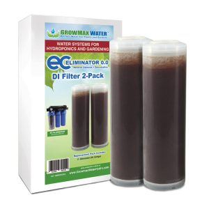 GrowMax Water DEIONIZATION KIT 10" Designed as a Post Filter to install after any RO unit, when you want to obtain ultrapure 000 ppm/ 0.0 EC Water